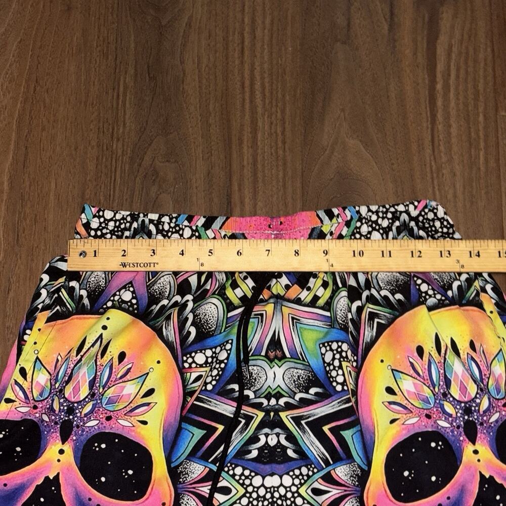 Men’s 3D Print Beach Shorts Colorful Skull Swim Trunks Quick Dry Summer Small - Picture 2 of 6